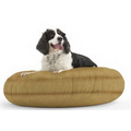 X-Large Round Pillow Wuf Fuf Microsuede (Sand Dune)